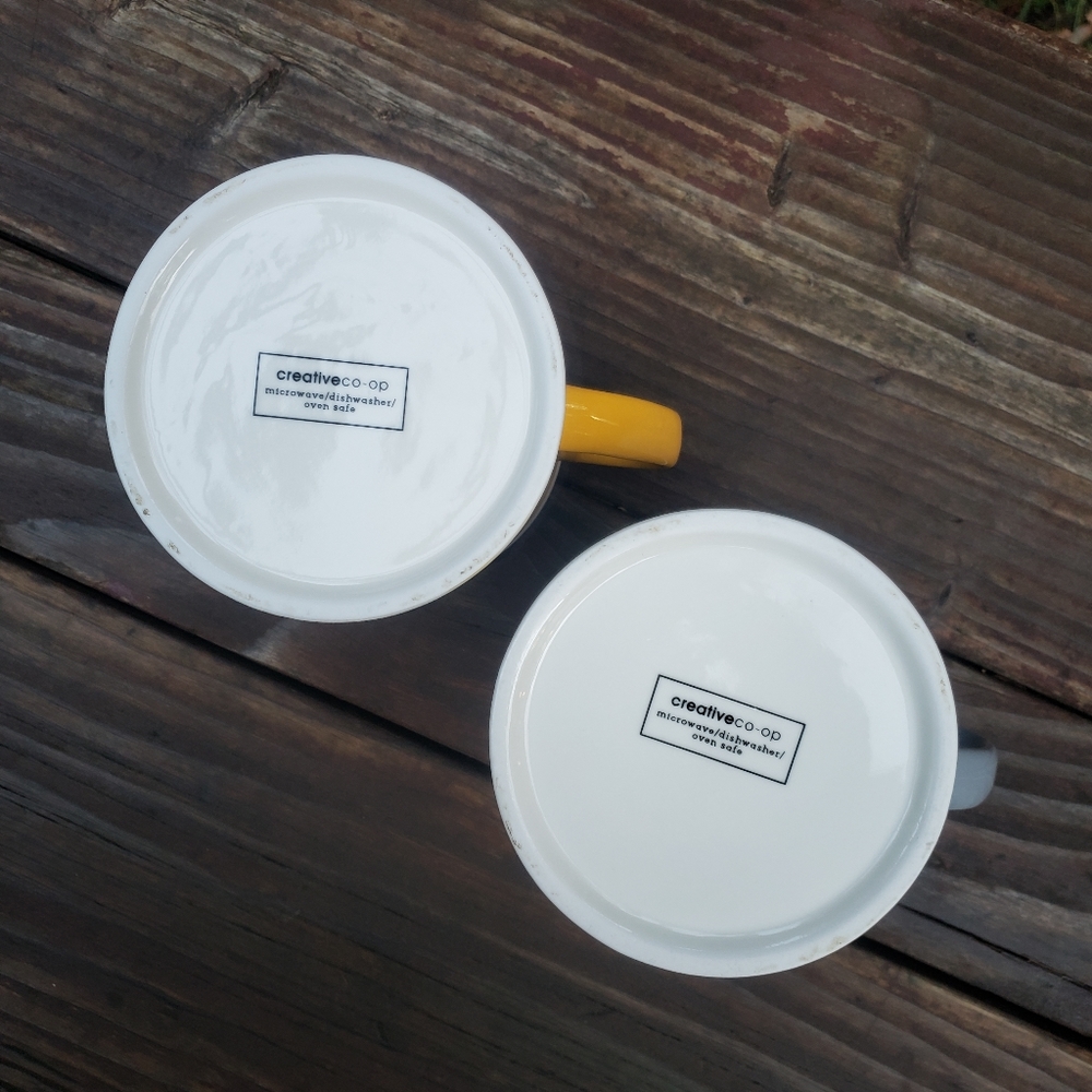 Creative Co-Op Saturday and Sunday Coffee Mugs - Picture 10 of 12
